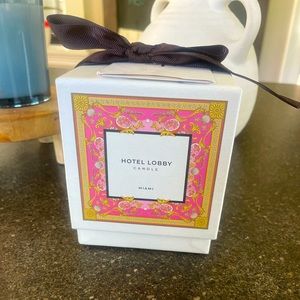 Brand new never used Hotel Lobby Miami candle